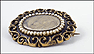1870-80s Woven Hair Pin with Pearls in Yellow Gold THUMBNAIL