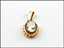 Mother Of Pearl Cameo Pendant in 14K Yellow Gold THUMBNAIL