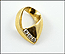 Three Diamond Slide in 14K Yellow Gold THUMBNAIL