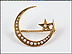 1890s Pearl Honeymoon Pin in 14K Yellow Gold THUMBNAIL