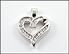Diamond Heart Pendant in 14K White Gold THUMBNAIL