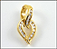 Diamond Heart Slide in 14K Yellow Gold THUMBNAIL