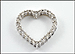Diamond Heart Slide in 10K White Gold THUMBNAIL