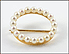 Circle Of Pearls Pin in 14K Yellow Gold THUMBNAIL