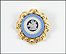 Wedgwood Brooch or Pendant in Yellow Gold THUMBNAIL