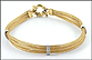 Triple Strand Diamond Bracelet in 14K Yellow Gold THUMBNAIL