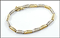Channel Set Diamond Bracelet in 14K Yellow and White Gold THUMBNAIL