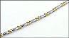 Channel X Style Diamond Bracelet in 10K Yellow and White Gold THUMBNAIL