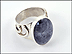 Oval Labradorite Ring in Sterling Silver THUMBNAIL