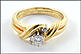 Diamond Bridal Set in 14K Yellow Gold THUMBNAIL