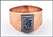 1900's Men's Intaglio Ring in 14K Yellow Gold THUMBNAIL