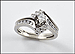 Marquise Cut Center Diamond Bridal Set in 14K White Gold THUMBNAIL