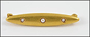Pearl Bar Brooch in 10K Yellow Gold THUMBNAIL