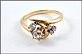 Ladies Bridal Diamond Ring in Yellow Gold THUMBNAIL