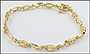 Oval Citrine Bracelet in 10K Yellow Gold THUMBNAIL