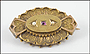 Ruby 1870's Brooch in Yellow Gold THUMBNAIL