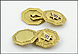 Masonic Cufflinks in 10K Yellow Gold THUMBNAIL