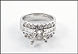 Vs1 Semi-Mount Diamond Ring in Platinum THUMBNAIL