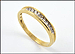 Channel Set Diamond Band in 10K Yellow Gold THUMBNAIL