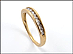 Diamond Channel Band in 10K Yellow Gold THUMBNAIL