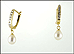 Pearl Earrings in 14K Yellow Gold THUMBNAIL