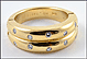 French Hammerset Diamond Band in 18K Yellow Gold THUMBNAIL