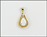 Pear Shaped Opal and Diamond Pendant in 14K Yellow Gold THUMBNAIL