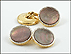 1925-30 Mother Of Pearl Men's Cufflinks in 14K Yellow Gold THUMBNAIL