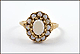 Multi Opal Cluster Ring in 10K Yellow Gold THUMBNAIL