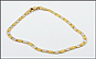 Textured Bracelet in 14K Yellow and White Gold THUMBNAIL
