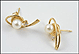Pearl Earrings in Yellow Gold THUMBNAIL