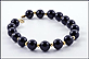 Onyx Bead Bracelet in 14K Yellow Gold THUMBNAIL
