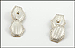 Diamond Cufflinks, 1930's in 14K White Gold THUMBNAIL