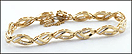 Diamond Bracelet in 14K Yellow Gold THUMBNAIL