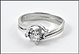 Diamond Wedding Set in 14K White Gold THUMBNAIL