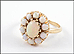 Opal Cluster Ring in 14K Yellow Gold THUMBNAIL