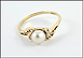Pearl Ring in 10K Yellow Gold THUMBNAIL