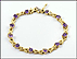 Amethyst Bracelet in 14K Yellow Gold THUMBNAIL