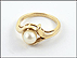 Pearl Ring in 10K Yellow Gold THUMBNAIL