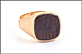 Carnelian Intaglio Ring in Yellow Gold THUMBNAIL
