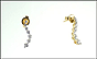 Journey Diamond Earrings in 14K Yellow Gold THUMBNAIL