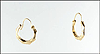 Wire Hoop Earrings in 14K Yellow Gold THUMBNAIL