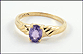 Amethyst Ring in 14K Yellow Gold THUMBNAIL