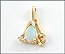 Opal Pendant in 14K Yellow Gold THUMBNAIL