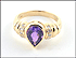 Amethyst Ring in 14K Yellow Gold THUMBNAIL