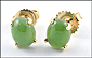 Jade Earrings in Yellow Gold THUMBNAIL