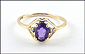 Amethyst Ring in 14K Yellow Gold THUMBNAIL