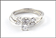 Diamond Wedding Set in 14K White Gold THUMBNAIL