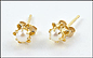 Pearl Stud Earrings in 14K Yellow Gold THUMBNAIL