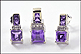 Amethyst Earrings and Pendant Set in 10K White Gold THUMBNAIL